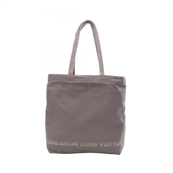 Louis Vuitton Fondation Tote Bag Canvas Women's Grey 2000000000565